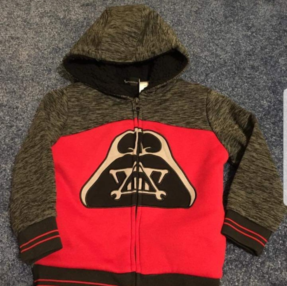 Boys Star Wars Sherpa Lined Hoodie